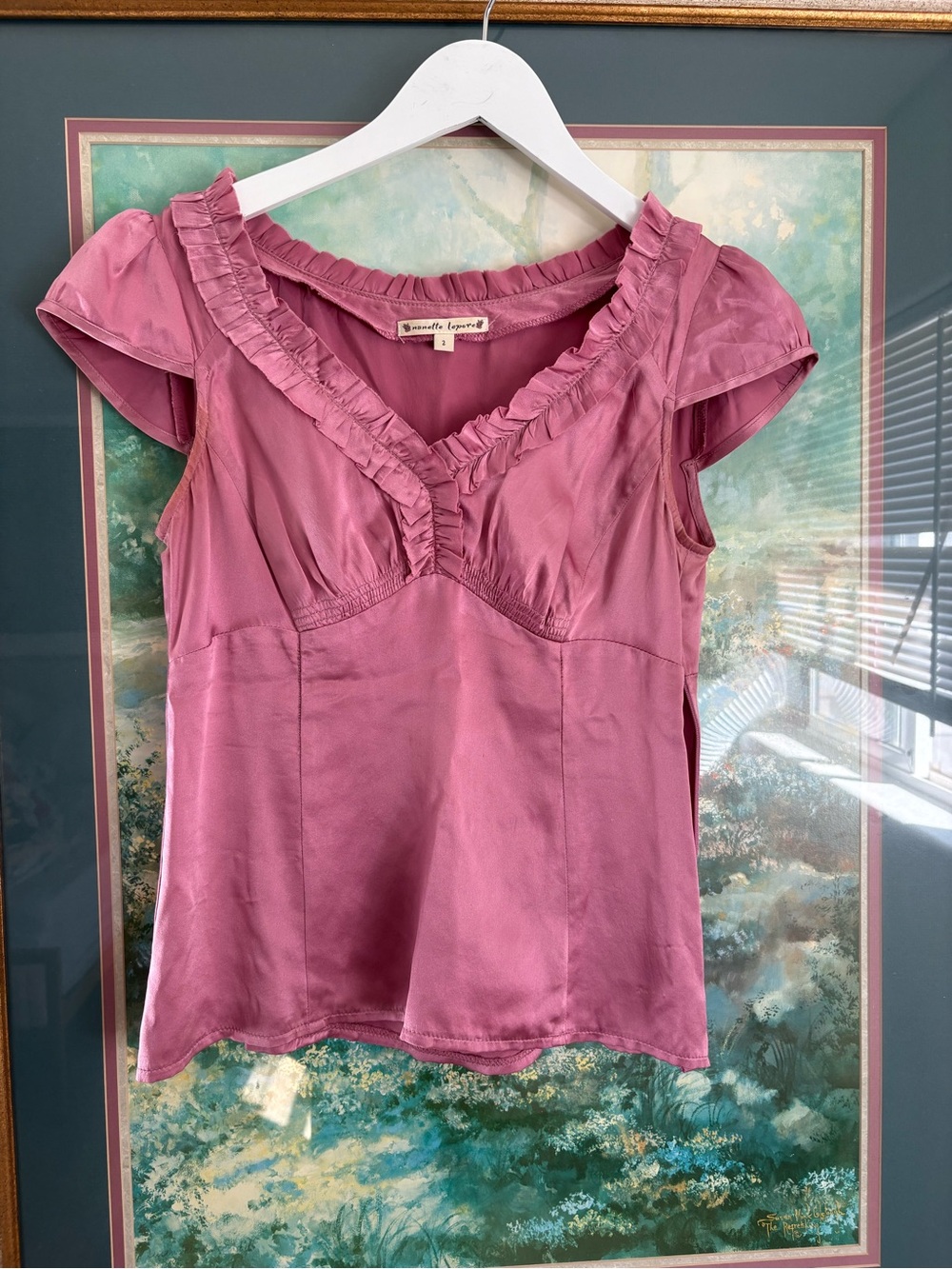 Nannette Lepore silk top